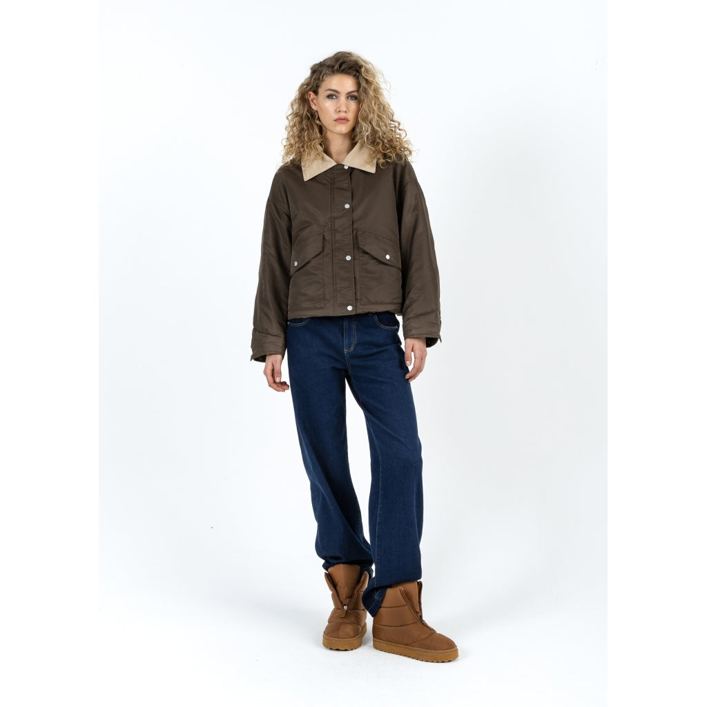 Coster Copenhagen - Bomber Jacket with fur collar - Brown