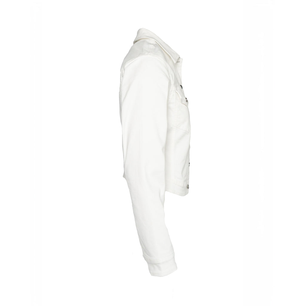 KAIA Denim Jacket - White Alyssum