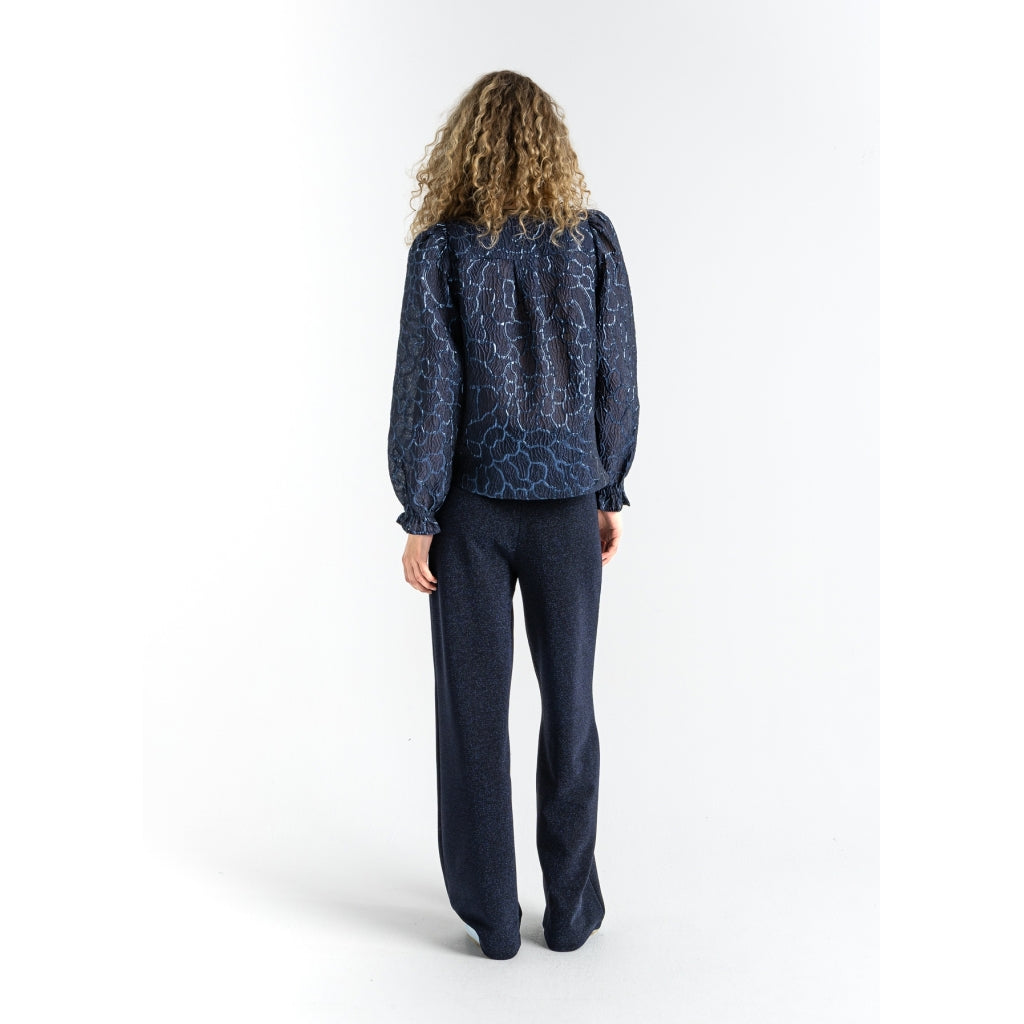 Coster Copenhagen - Shimmer pants, Petra fit - Eclipse blue