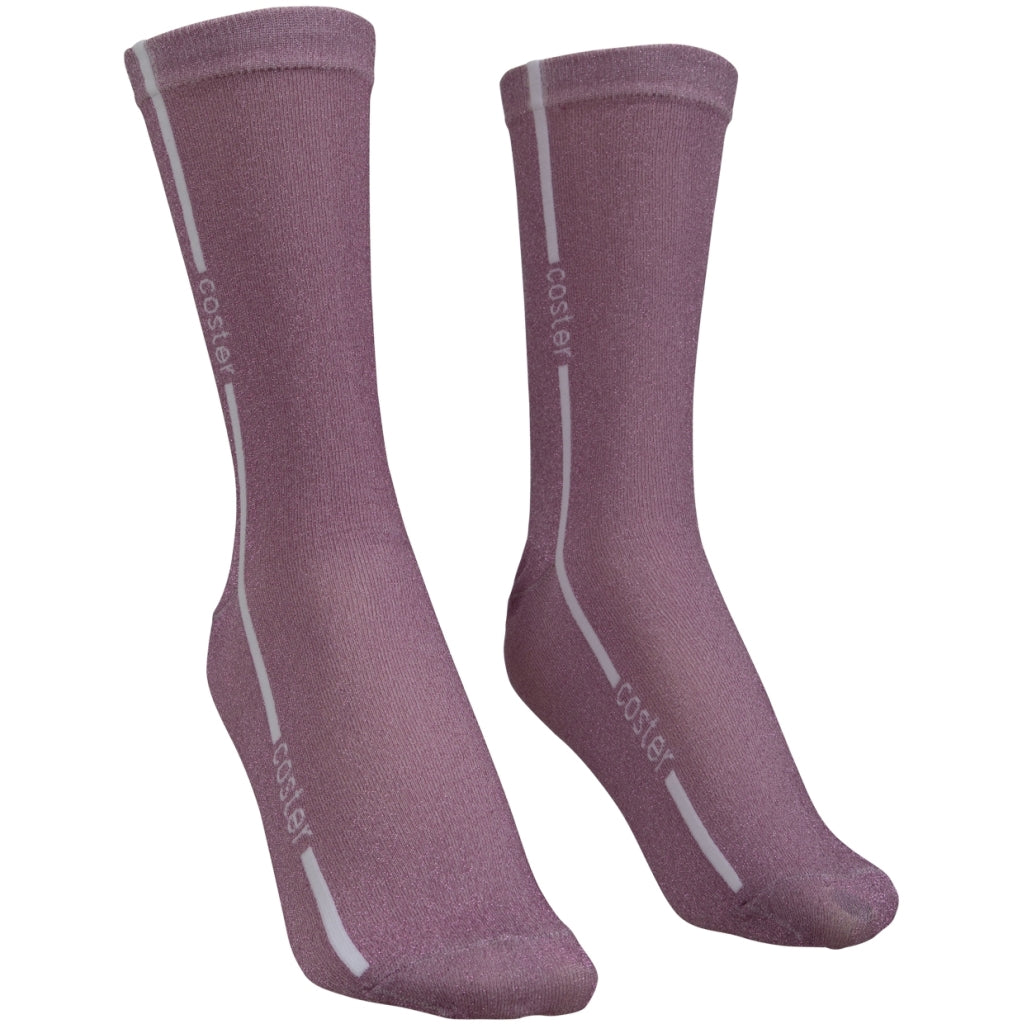 Socks with glitter - Magenta (onesize)