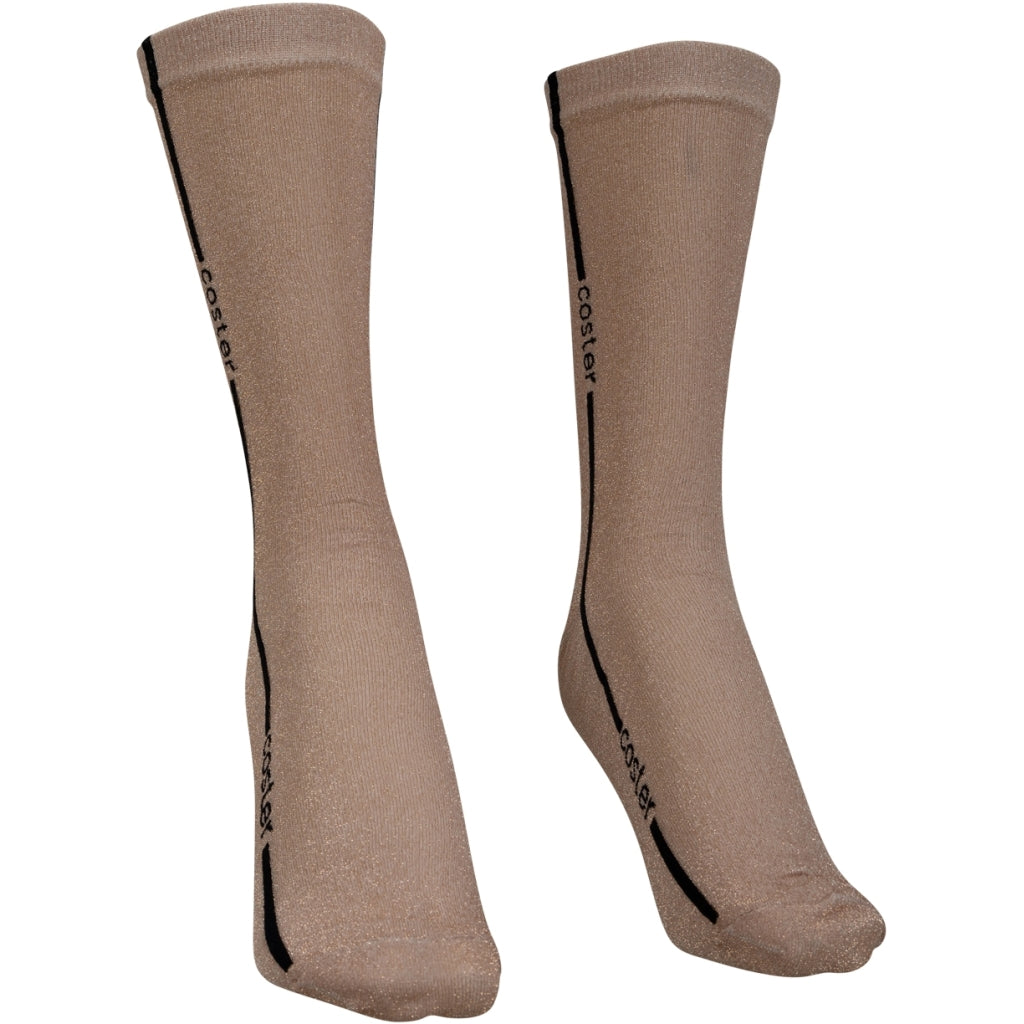 Socks with glitter - Creme (onesize)