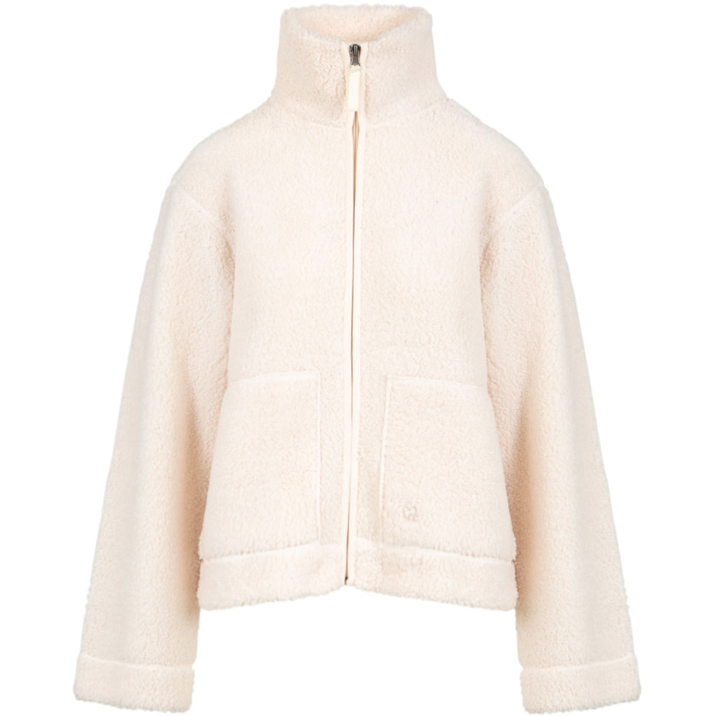 Coster Copenhagen - Jamie Fleece Zip sweater - Off white