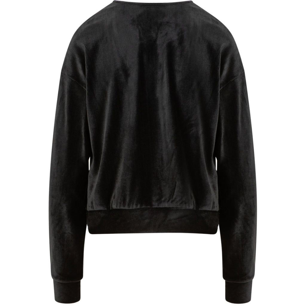 Coster Copenhagen - Velvet zipper puffer - Black
