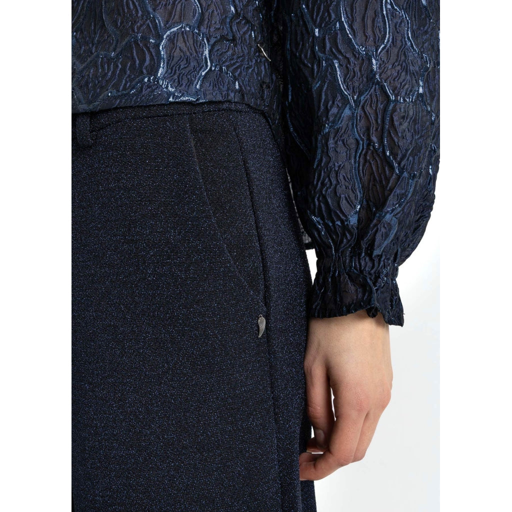 Coster Copenhagen - Shimmer pants, Petra fit - Eclipse blue