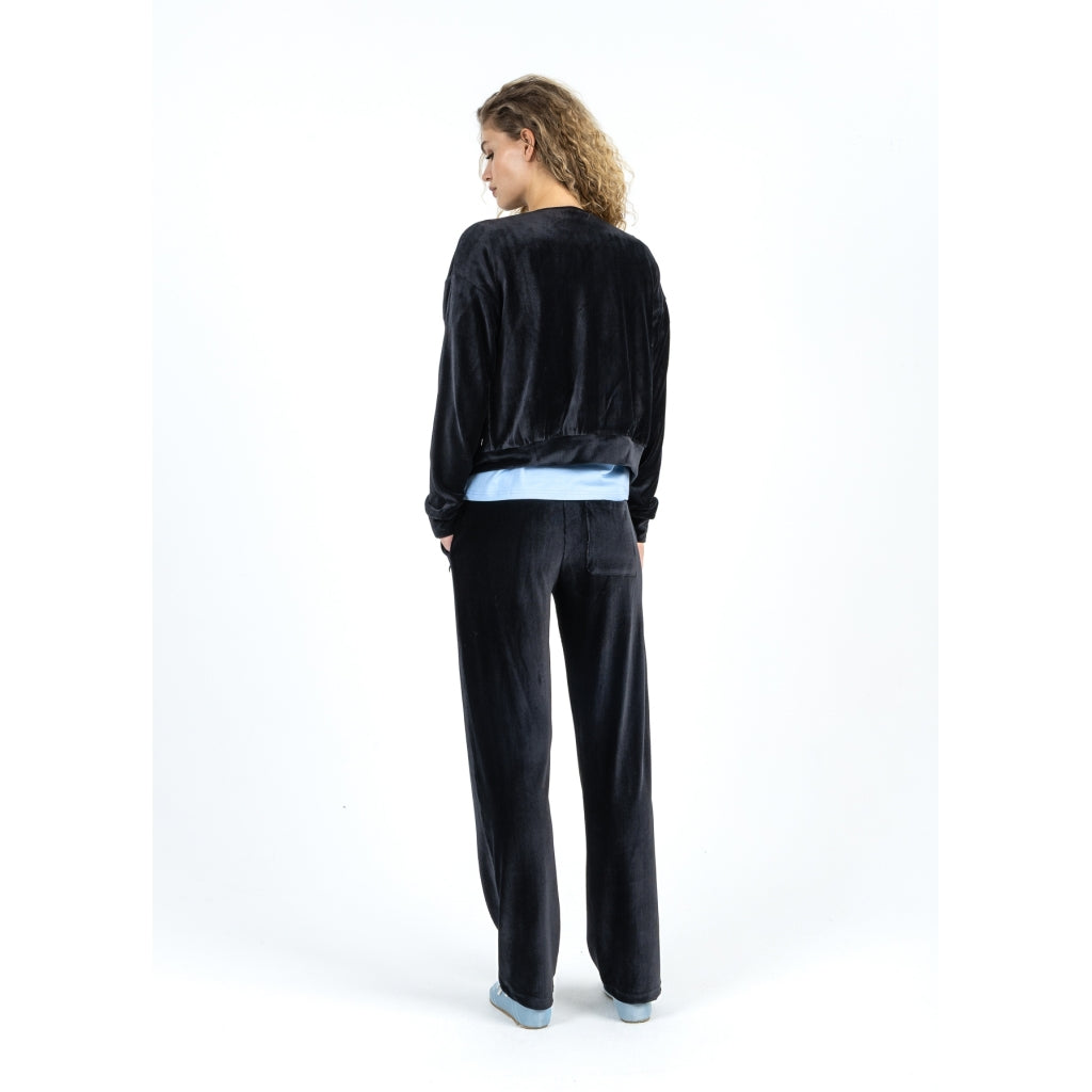 Coster Copenhagen - Velvet pants - Sille fit - Black