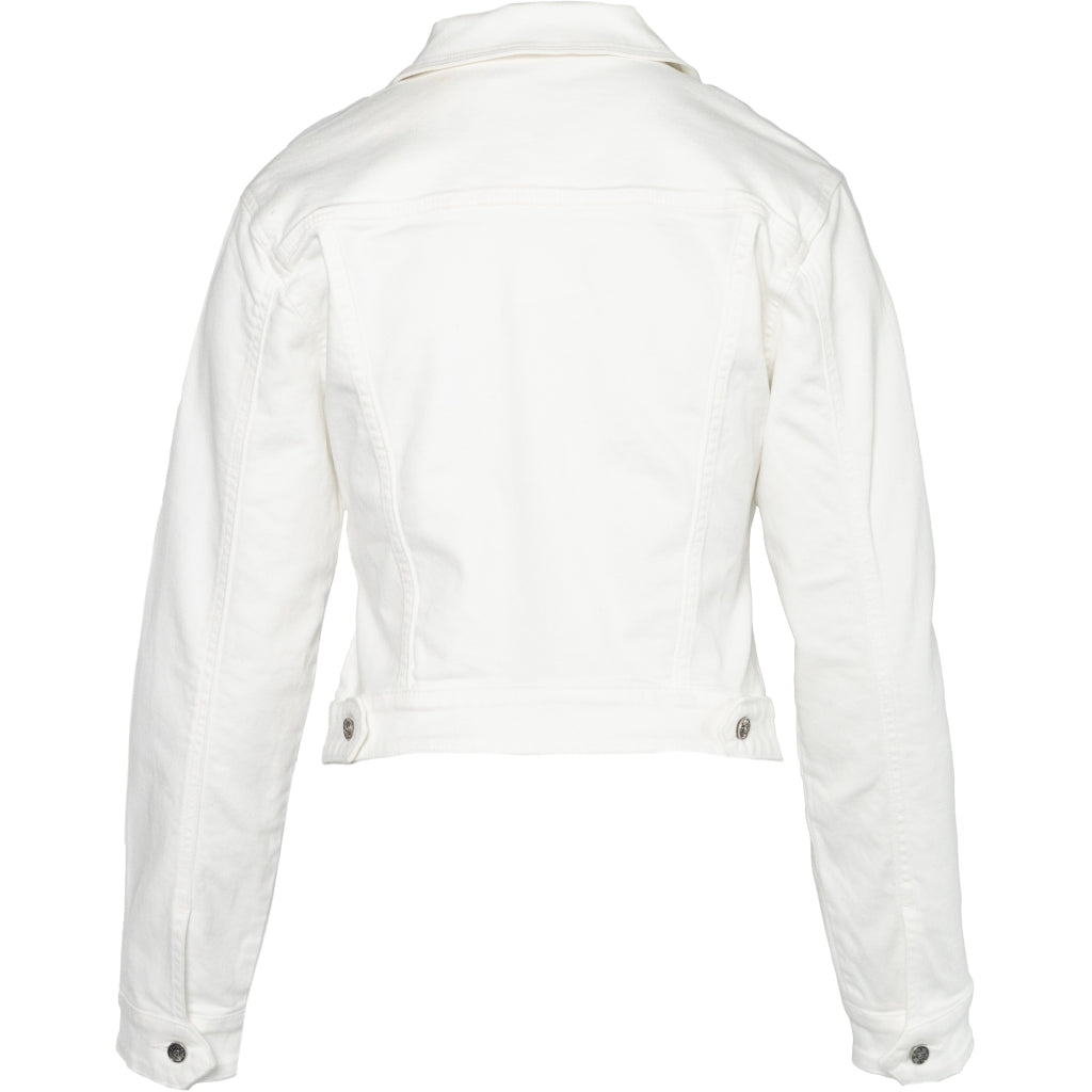 KAIA Denim Jacket - White Alyssum