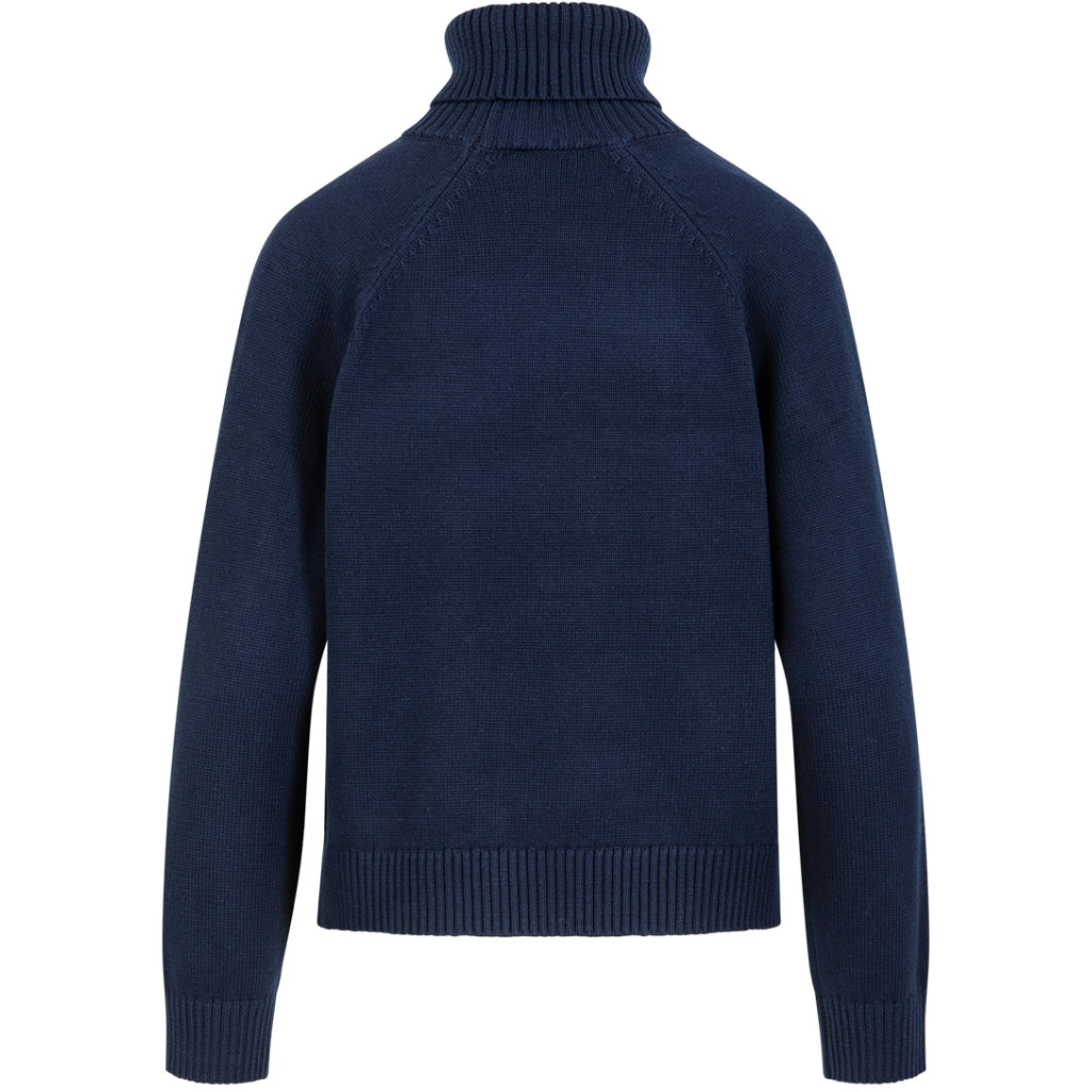 Coster Copenhagen - Knit with highneck - Eclipse Blue