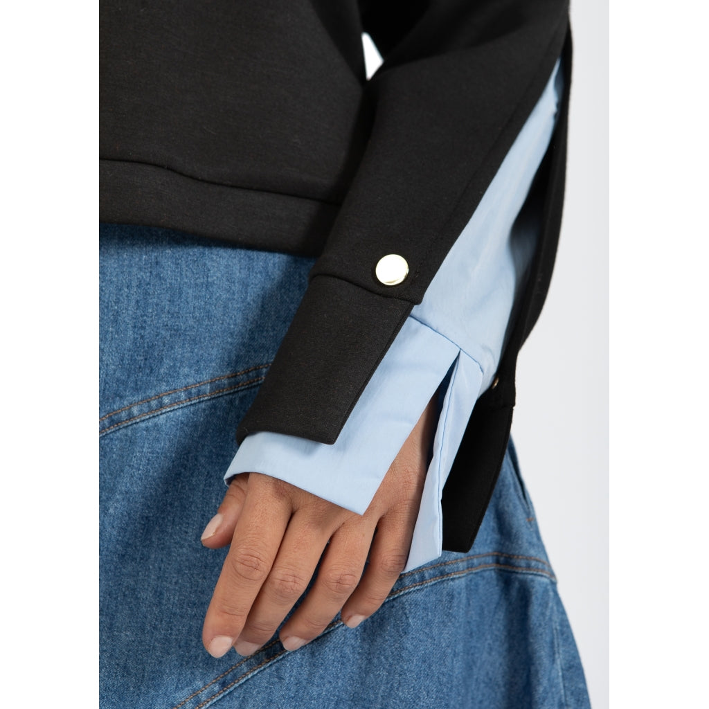 Sweatshirt with sleeve detail