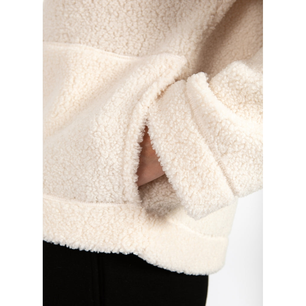 Coster Copenhagen - Jamie Fleece Zip sweater - Off white