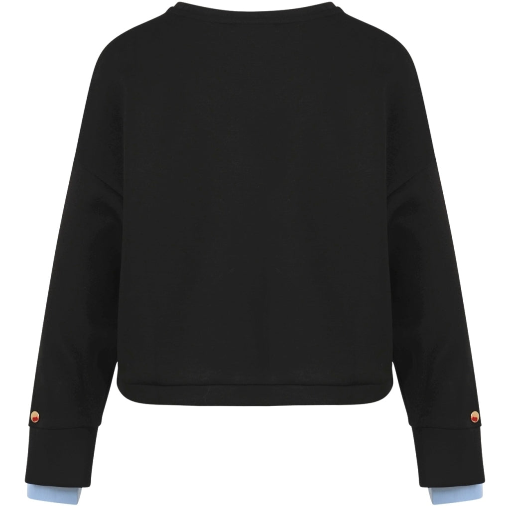 Sweatshirt with sleeve detail
