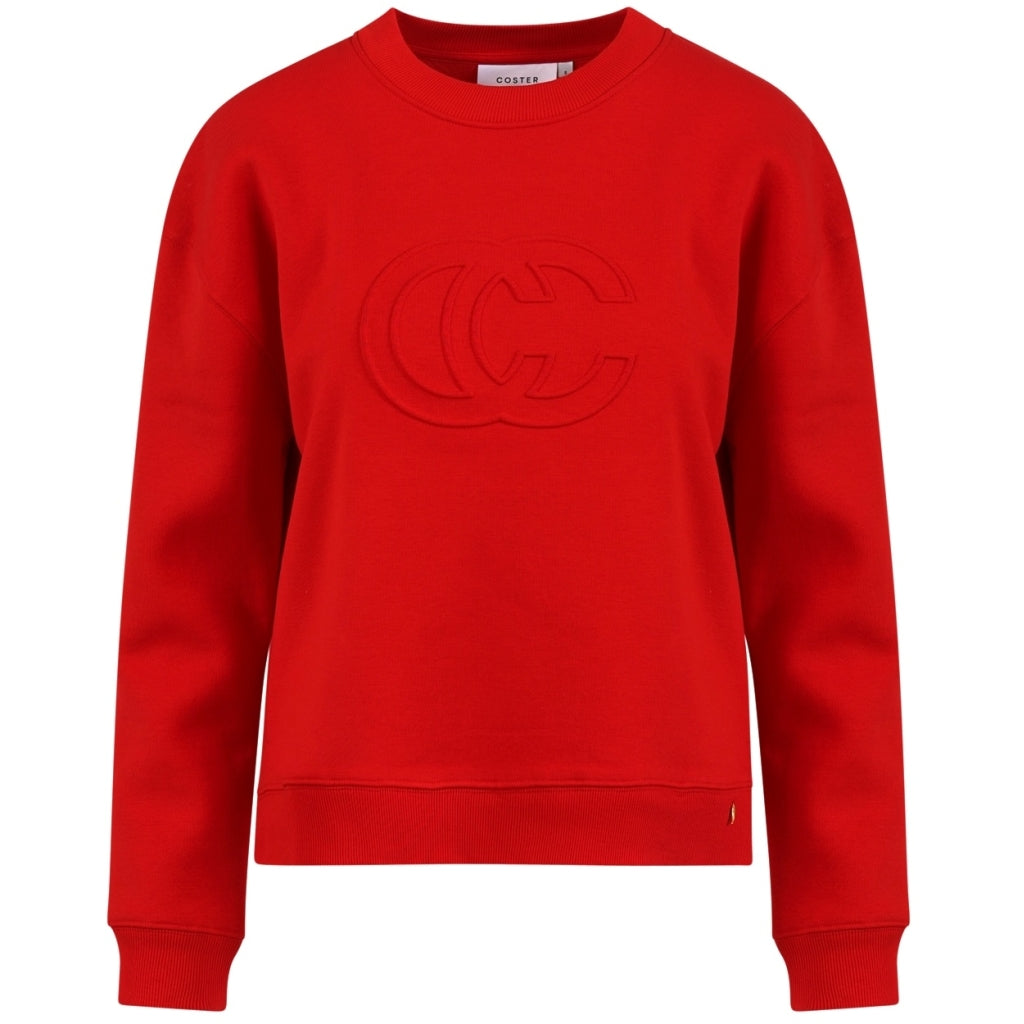 Logo sweatshirt - Scarlet red