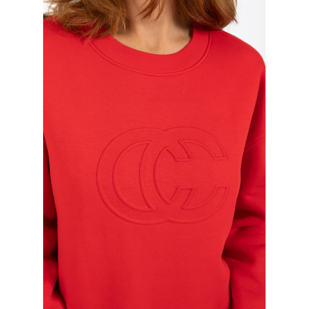 Logo sweatshirt - Scarlet red