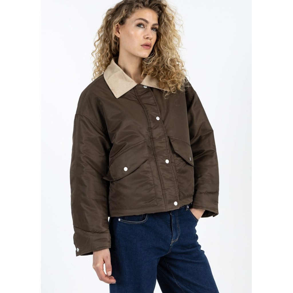 Coster Copenhagen - Bomber Jacket with fur collar - Brown