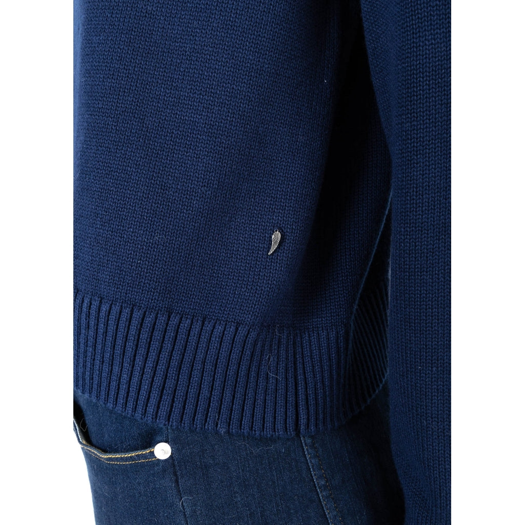 Coster Copenhagen - Knit with highneck - Eclipse Blue