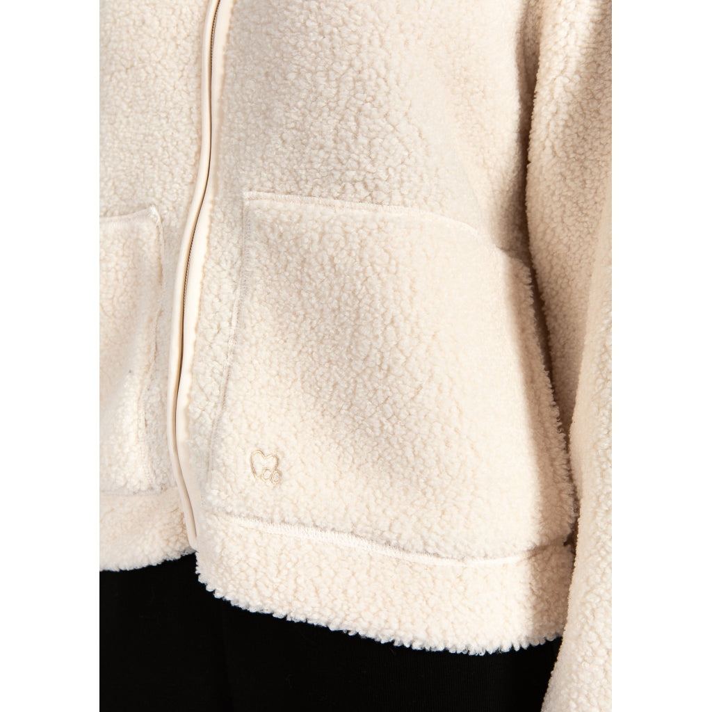 Coster Copenhagen - Jamie Fleece Zip sweater - Off white