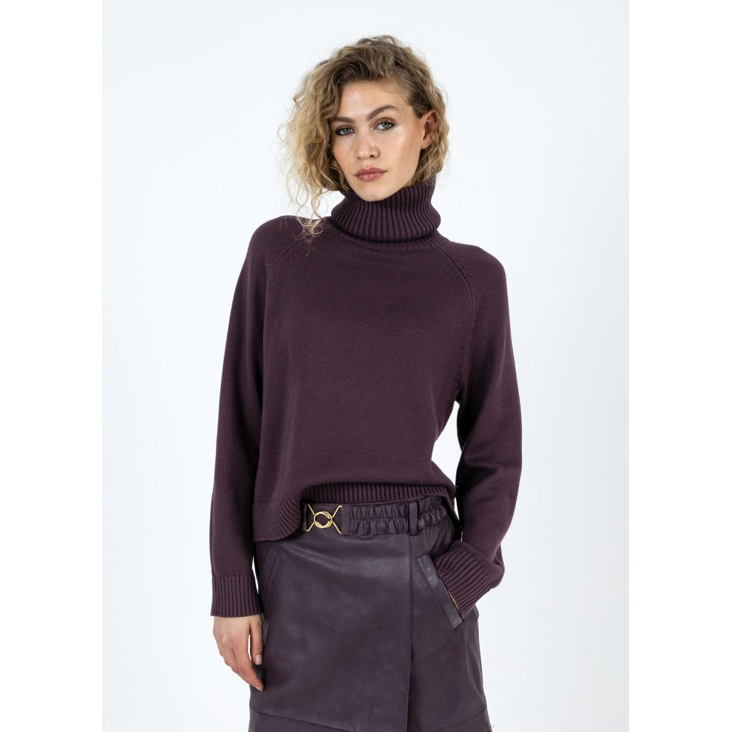 Coster Copenhagen - Knit with highneck - Bordeaux