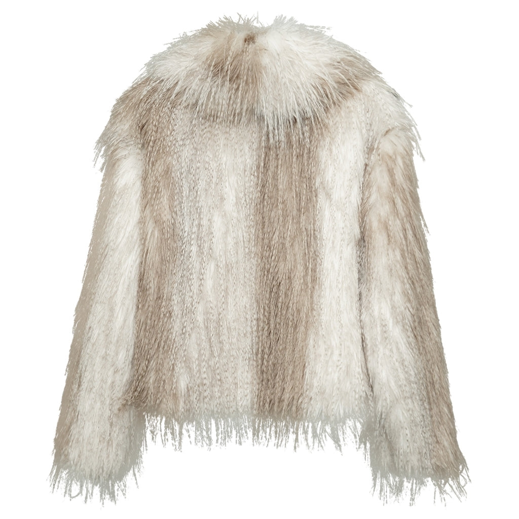 GOSSIA - ElissaGO Jacket - Creme Brown Pelsjakke