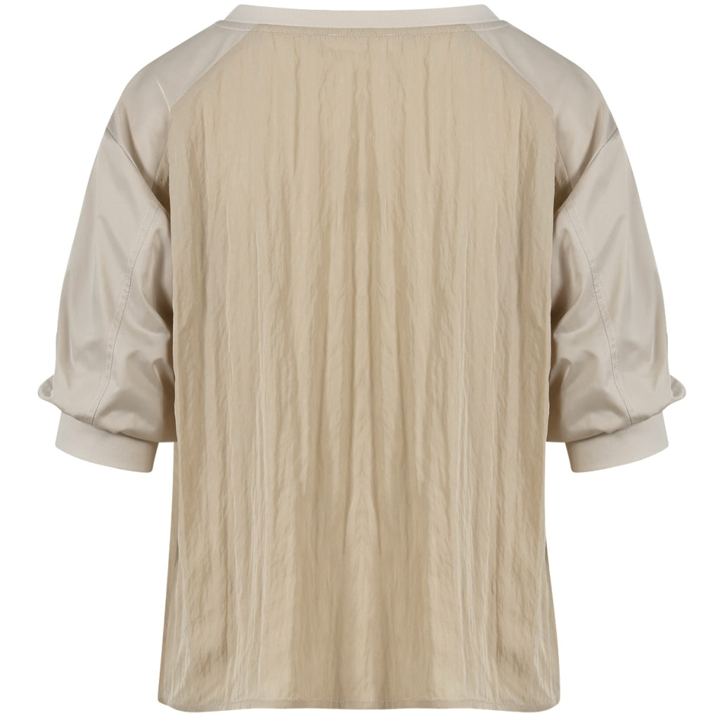 Top with bomber sleeves - Dessert sand