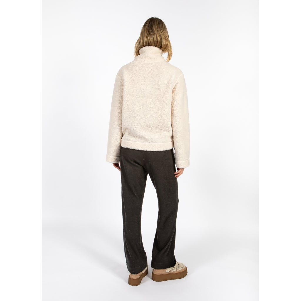 Coster Copenhagen - Jamie Fleece Zip sweater - Off white
