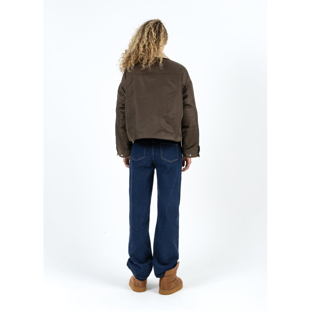 Coster Copenhagen - Bomber Jacket with fur collar - Brown