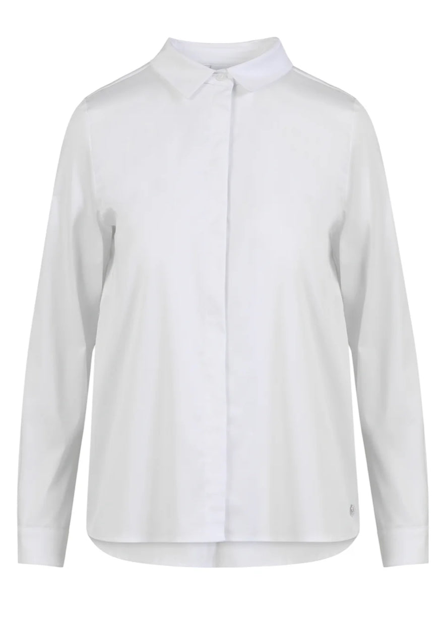Fitted classic shirt - White