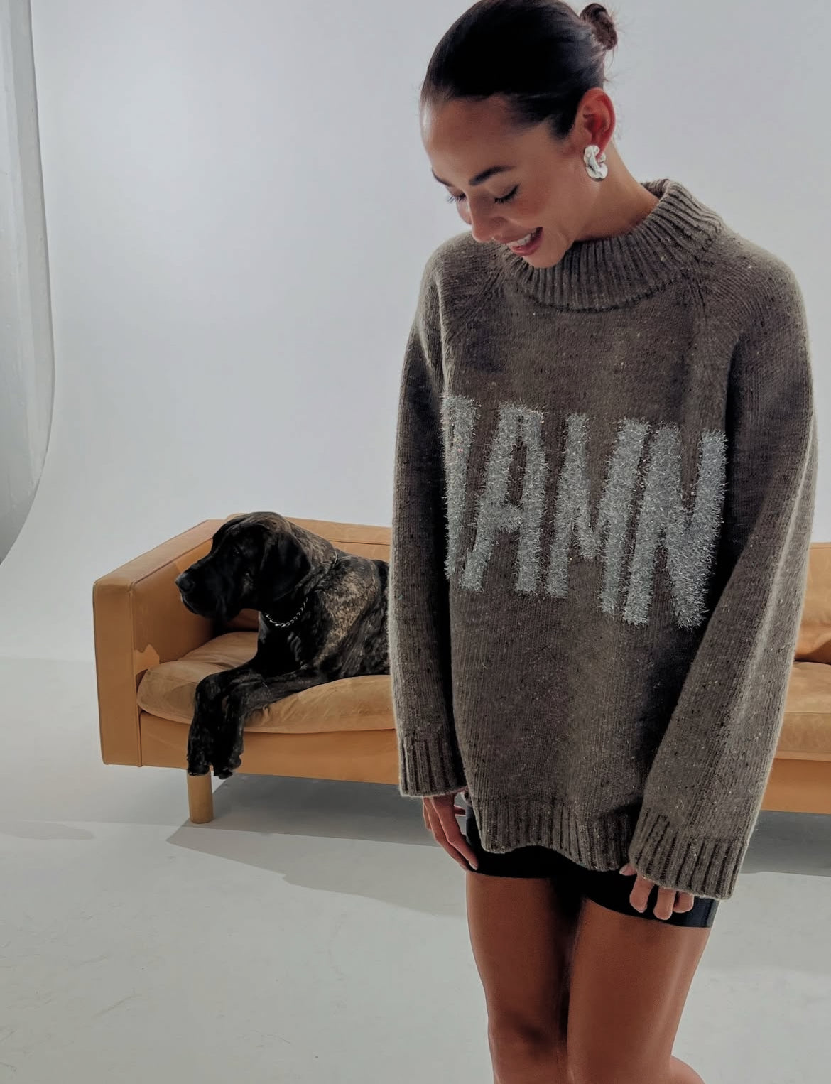 Damn knit - Taupe melange