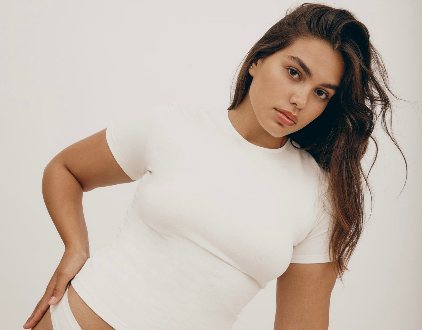 Flex Tee - Off White (Organic Basics)