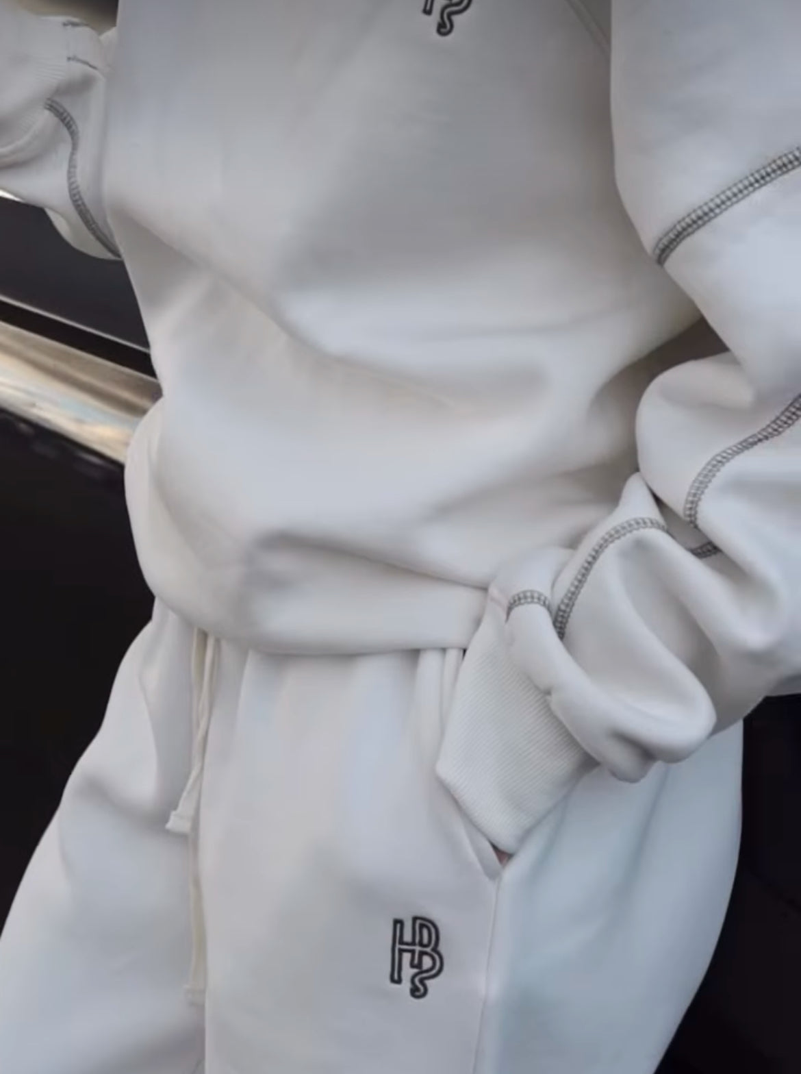 Joggebukse Hvit (Humble)