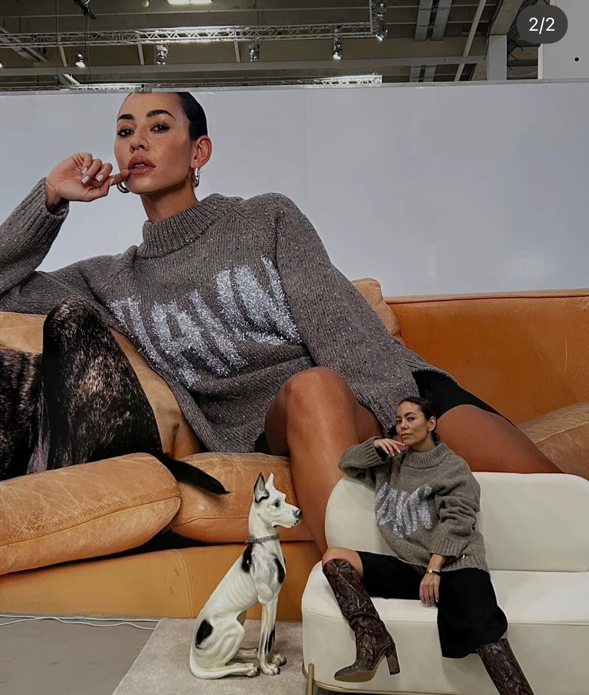 Damn knit - Taupe melange