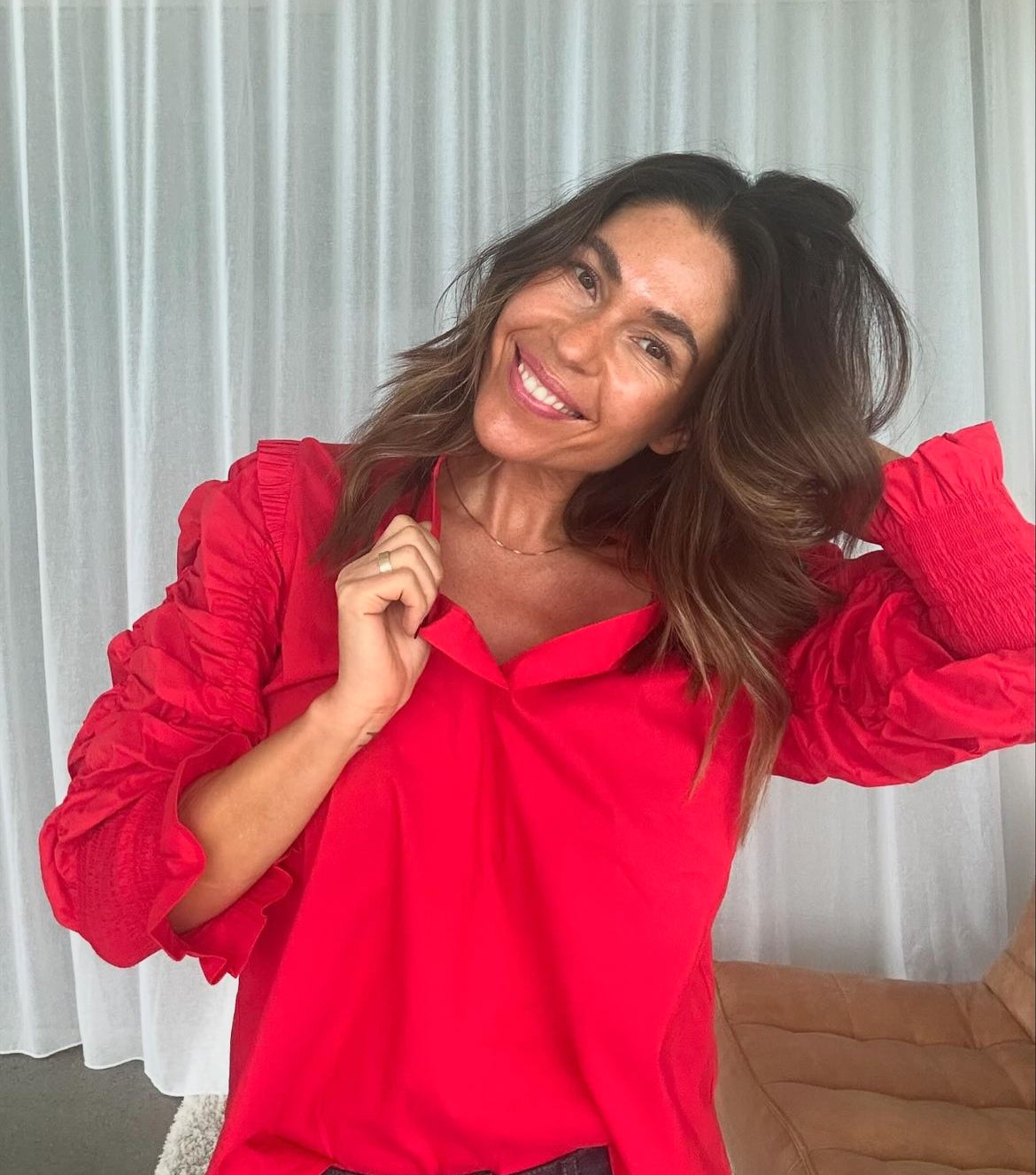 Gossia - GoTrine Blouse - Red