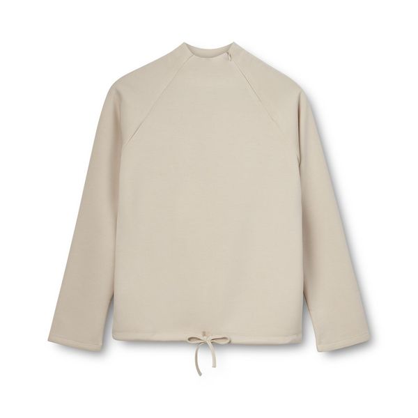 Mora Zipper sweater - Oat