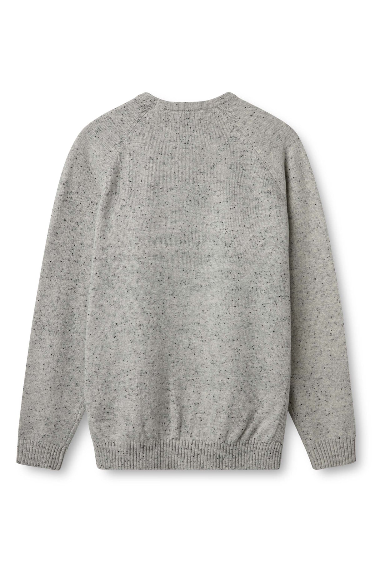 KOPENHAKEN - Roda men knap knit - Dark grey melange