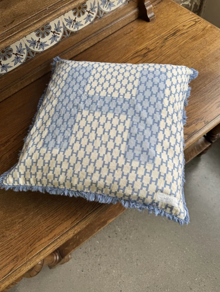 Linnen pillowcover - Faded denim