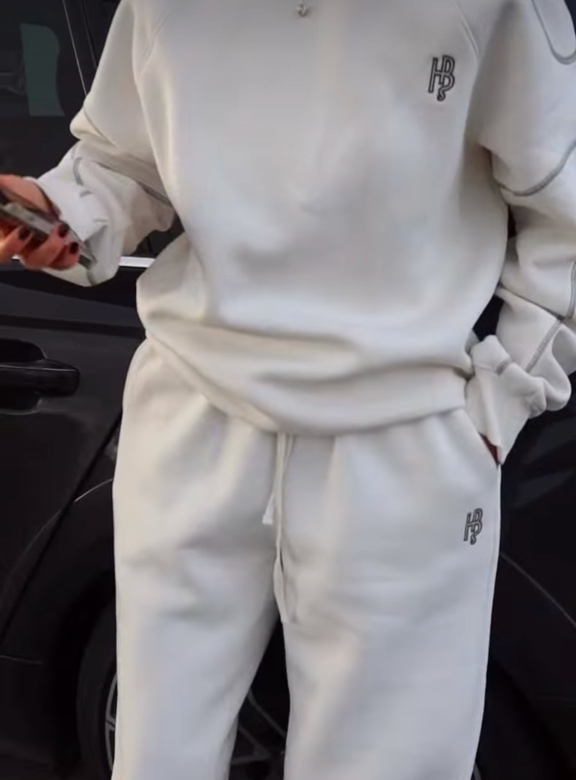 Joggebukse Hvit (Humble)