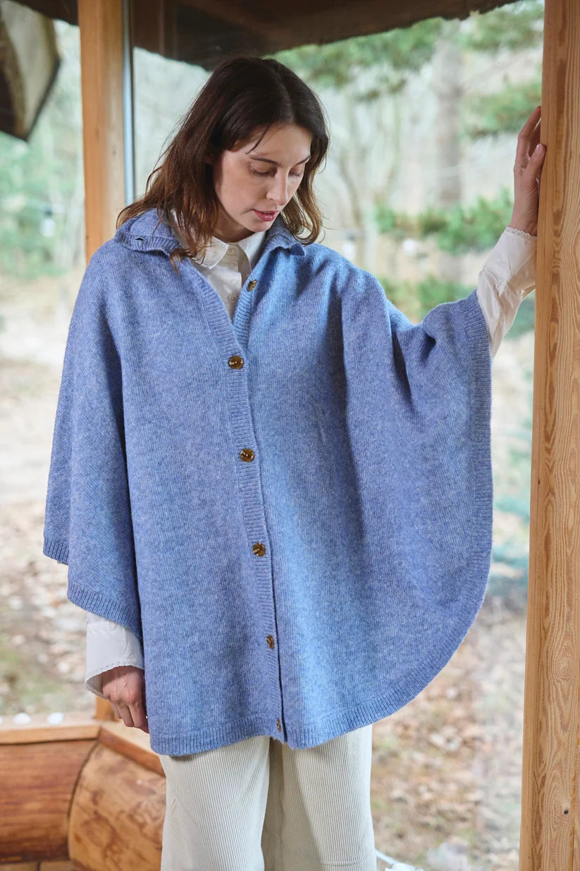 HUMBLE - LEAAG Bolero - Light Blue Melange - Onesize