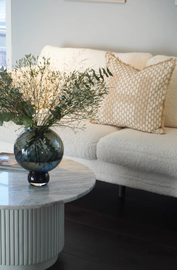 Linnen pillowcover - Beige Travertine