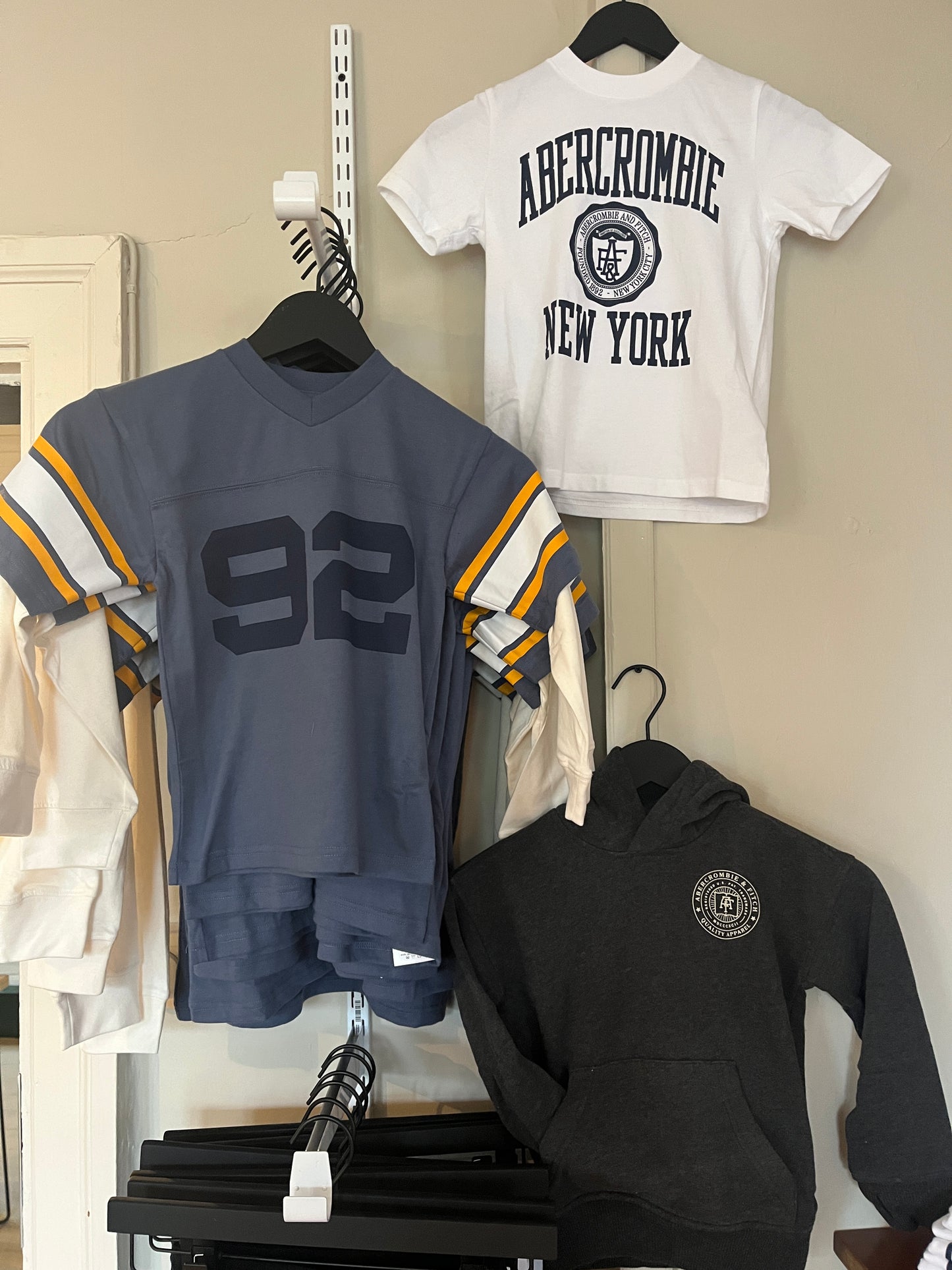 AFB Football Hangdown Tee - Vintage Indigo