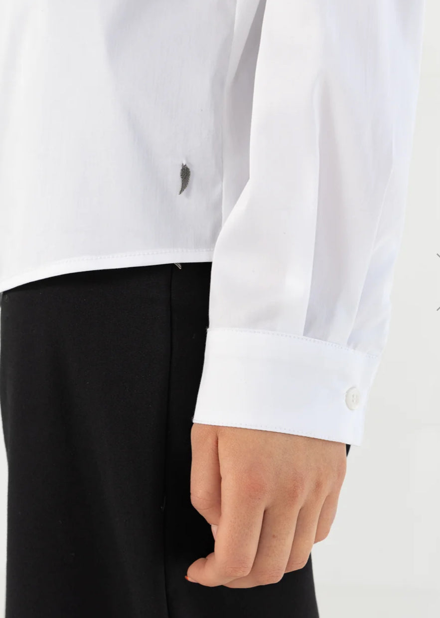 Fitted classic shirt - White