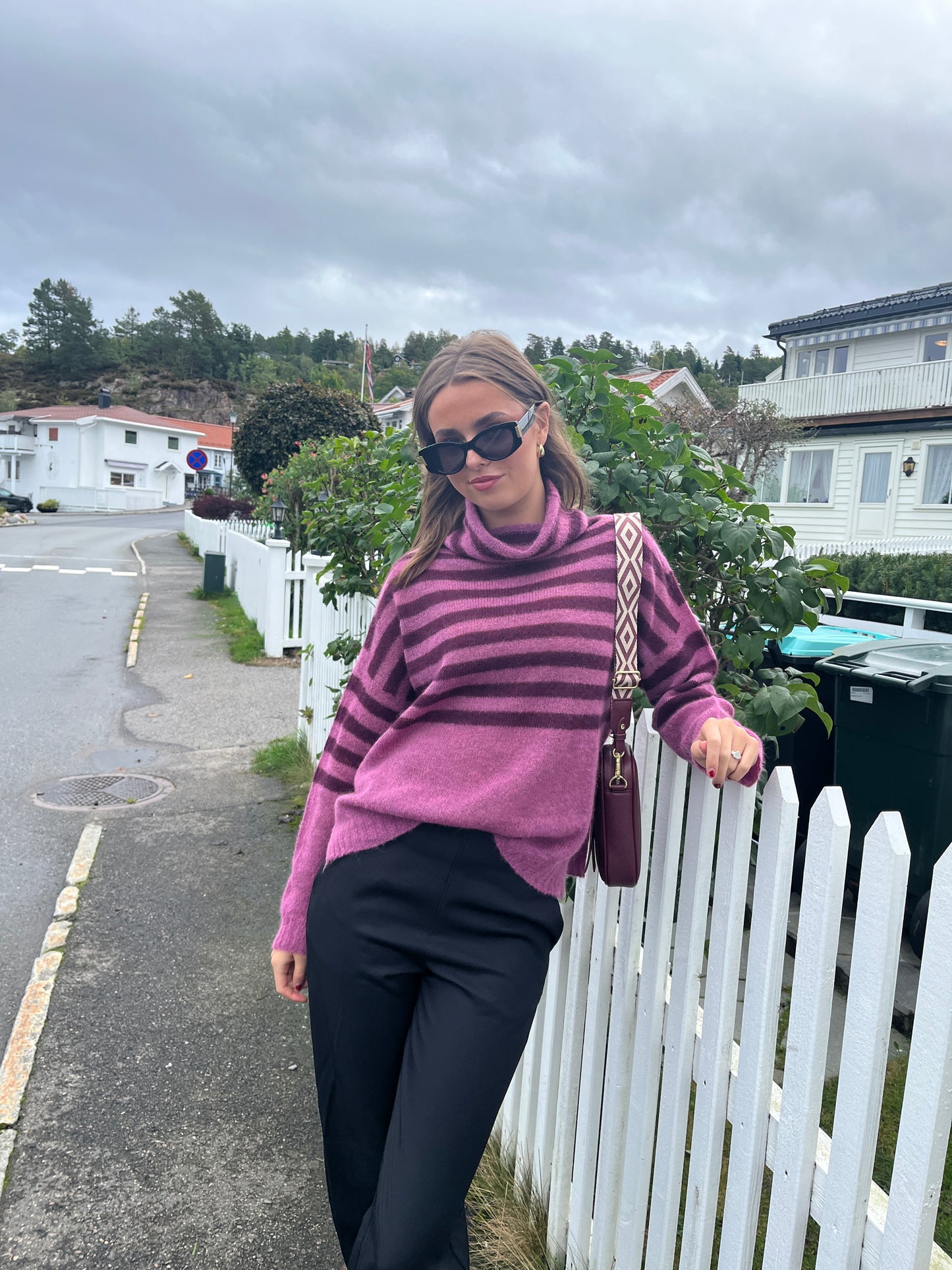 Gossia - AmbrosiaGO Sweater - Plum/Dark Plum