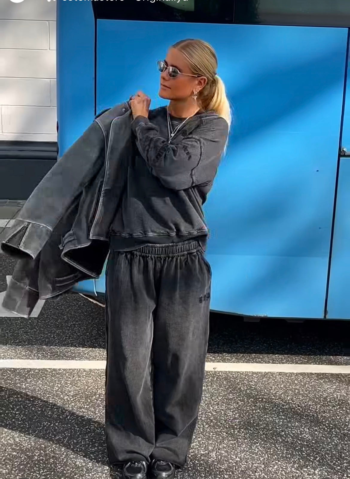 HUMBLE - MikkoHBS Sweat Pant - Dark grey