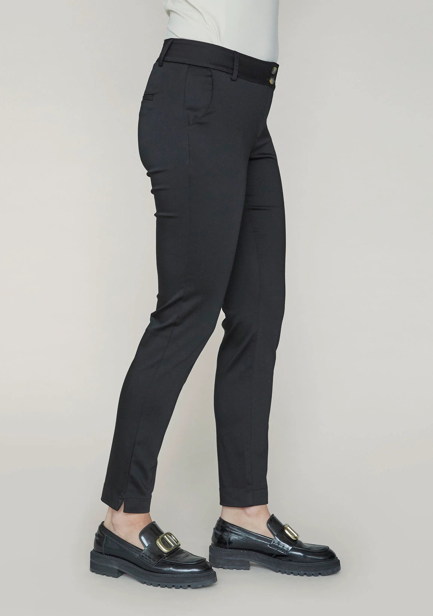 I Say Chino Pant - Long Black