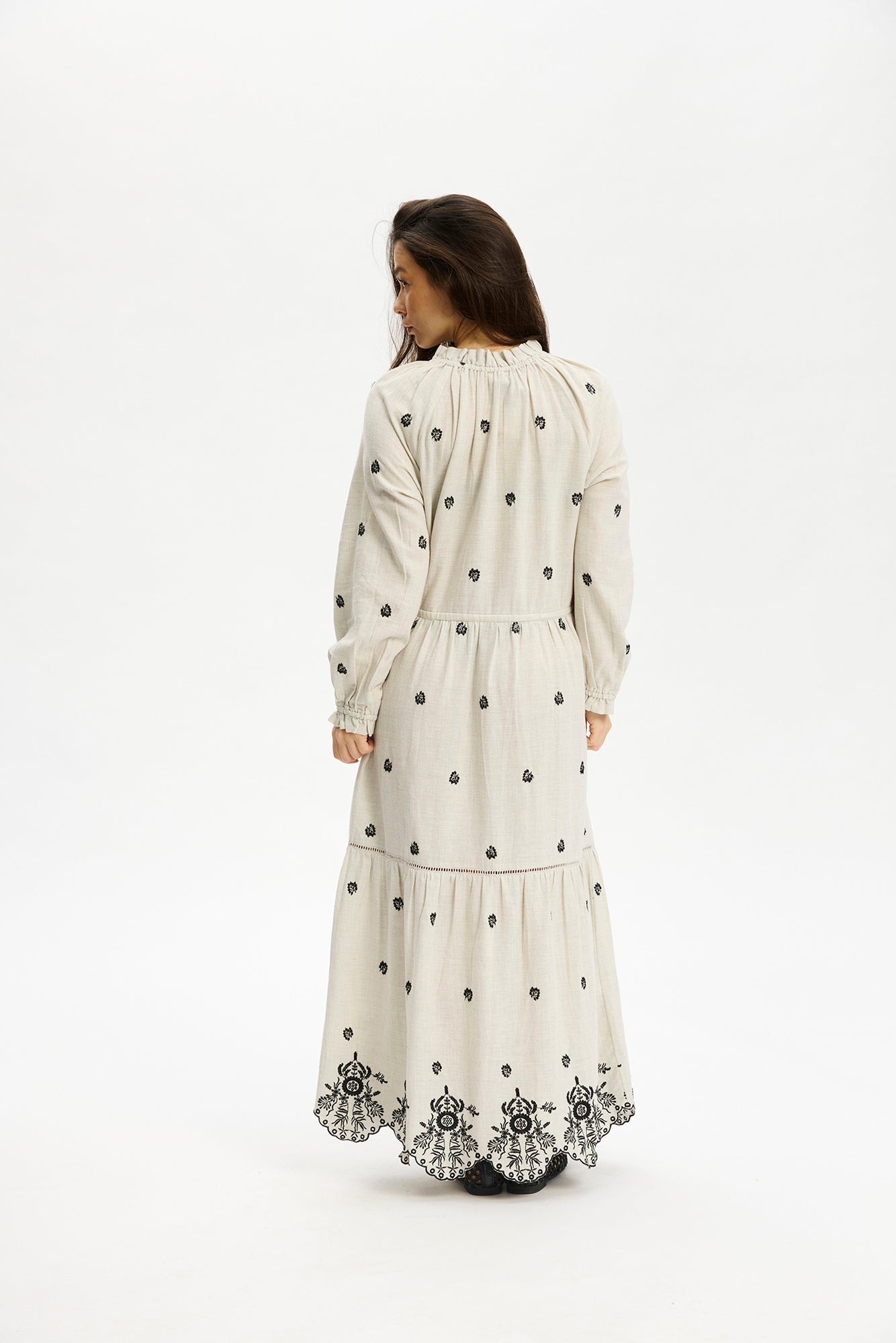 KOPENHAKEN - Kolkatta dress - Ecru