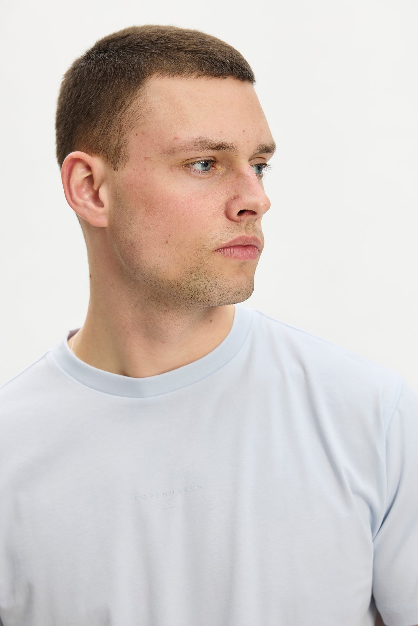 KOPENHAKEN - Arctic Man T-Shirt - Halogen blue