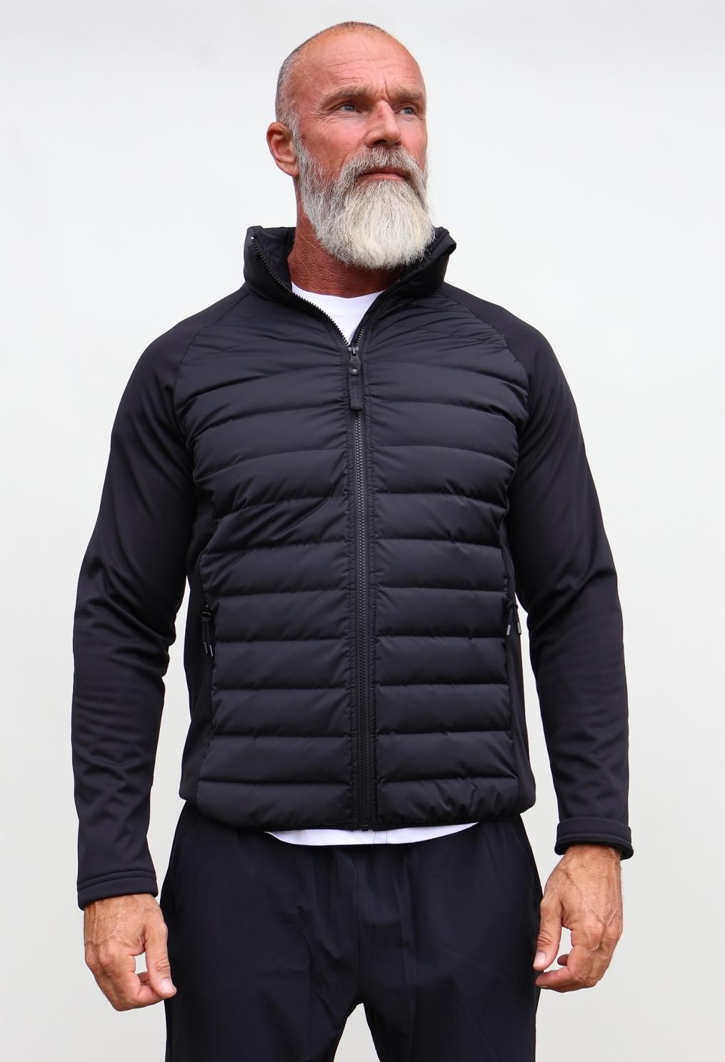 Heron mens RDS down jacket sort