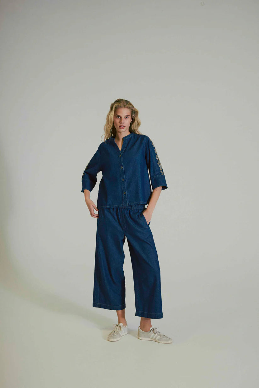 HUMBLE - KATALINAAG 7/8 Pants - blue