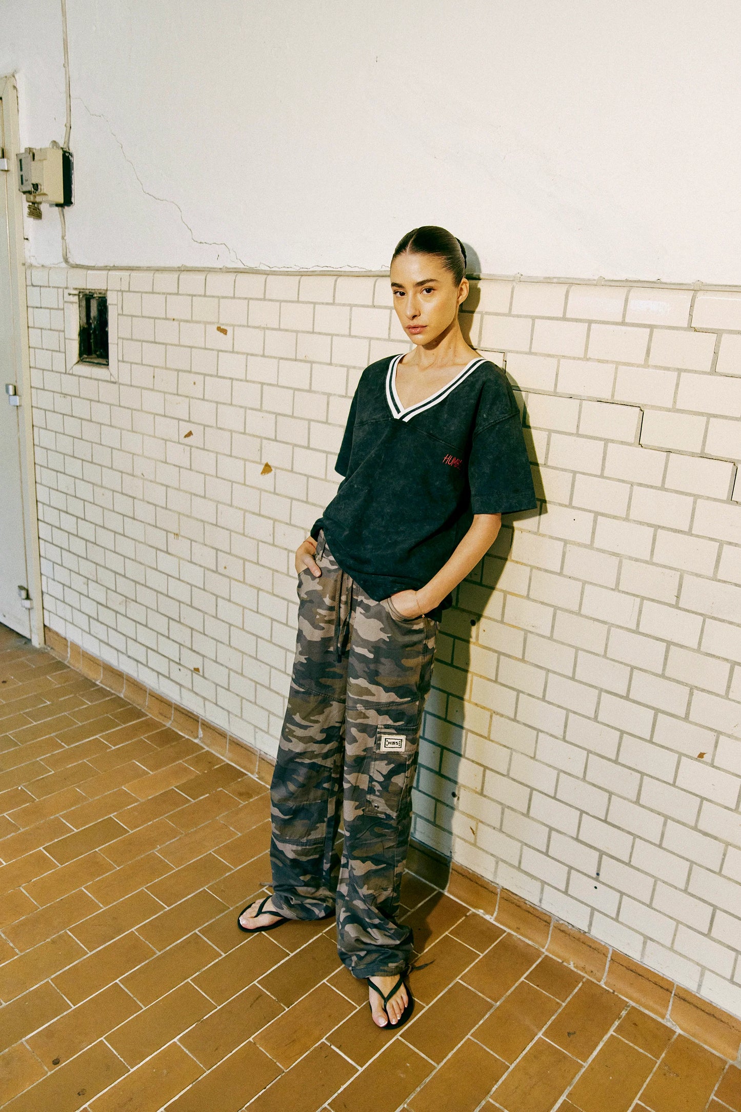 HUMBLE - OliseHBS Tee - Black wash