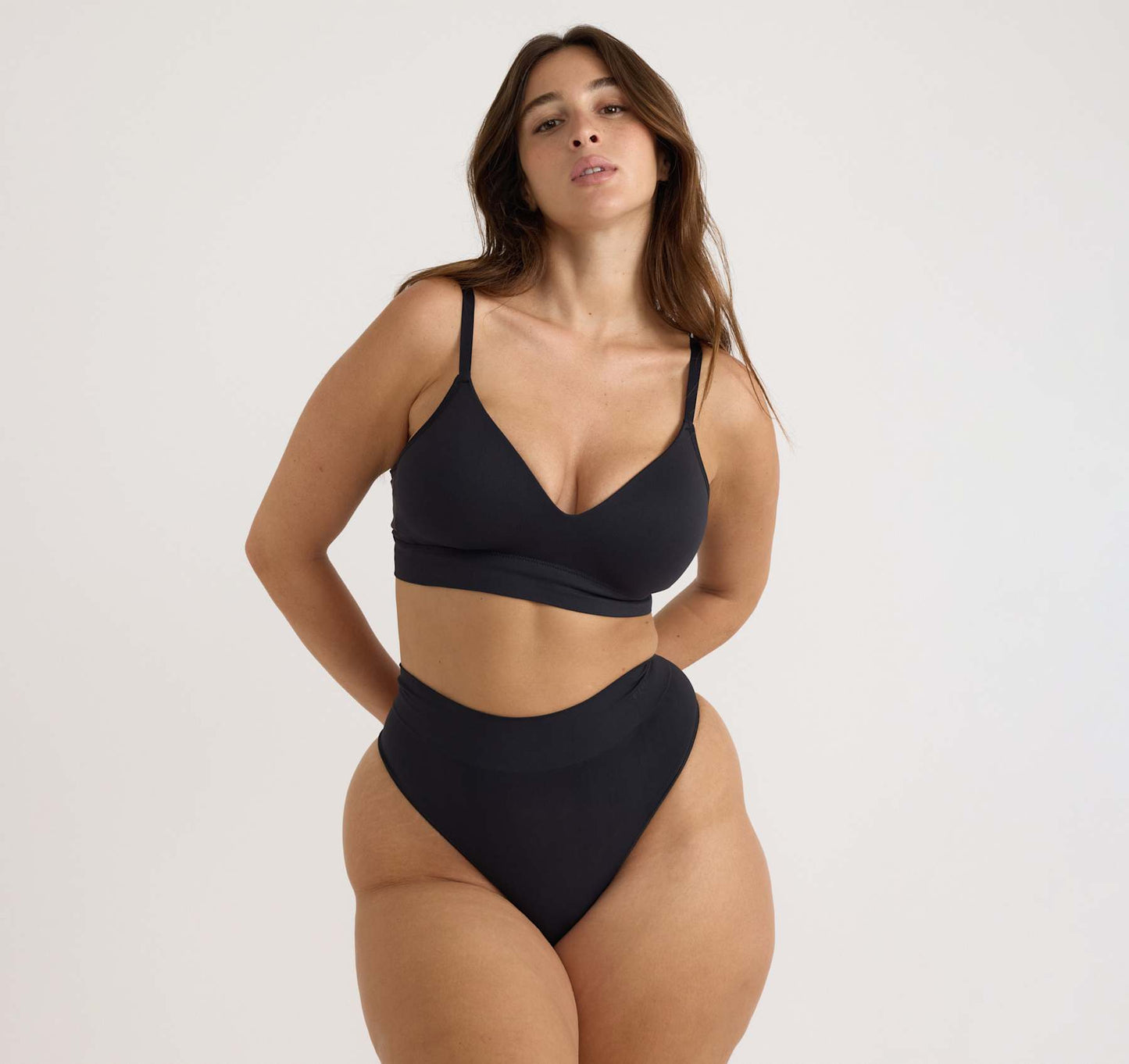Smooth Thong - Black