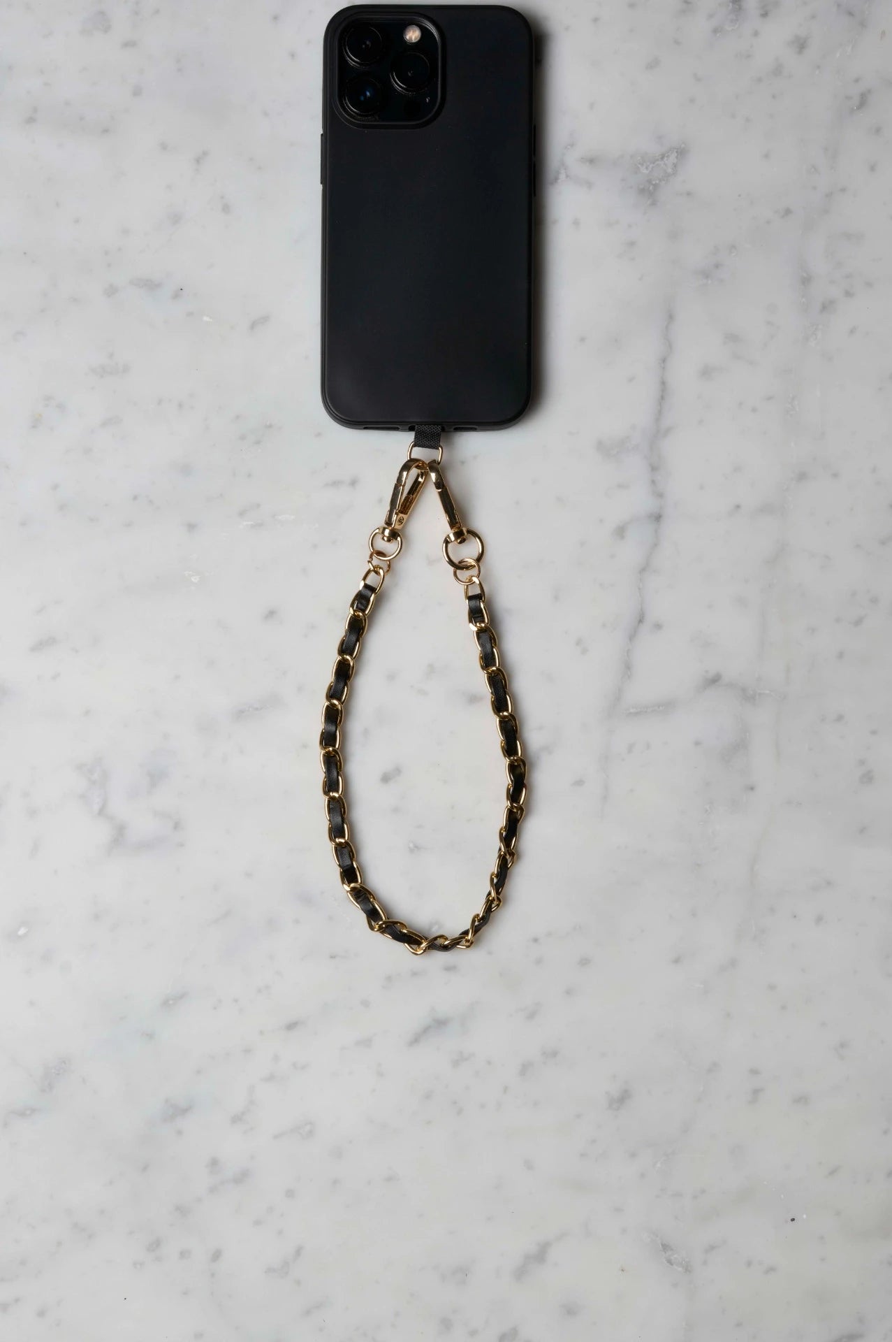 NORWAY DESIGNstudio - Mobilstropp Lenke Gull/sort "chanel"