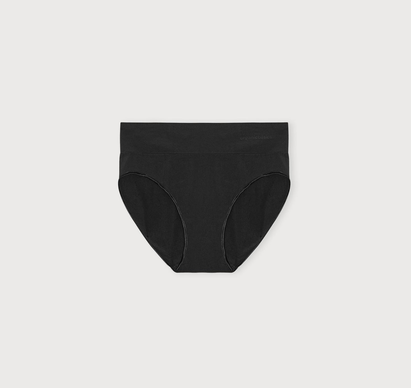 Smooth High-Leg Briefs - Black