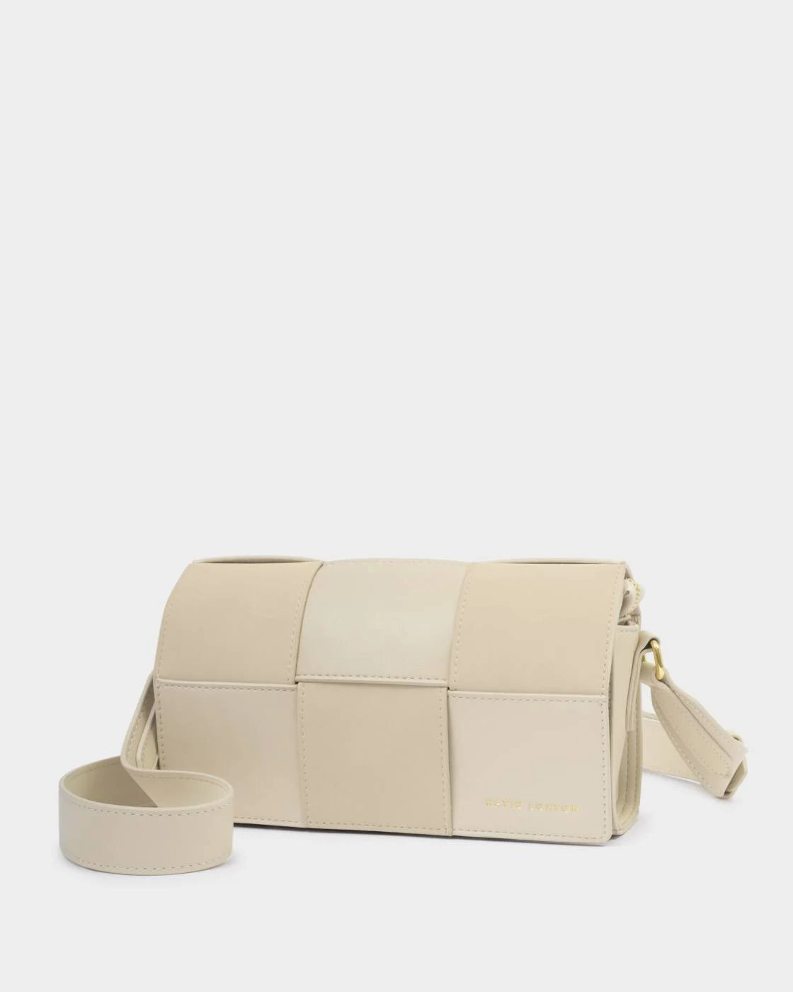 KATIE LOXTON - TAYA Crossbody bag - Off-white/Suedette (13,5 x 23 cm)